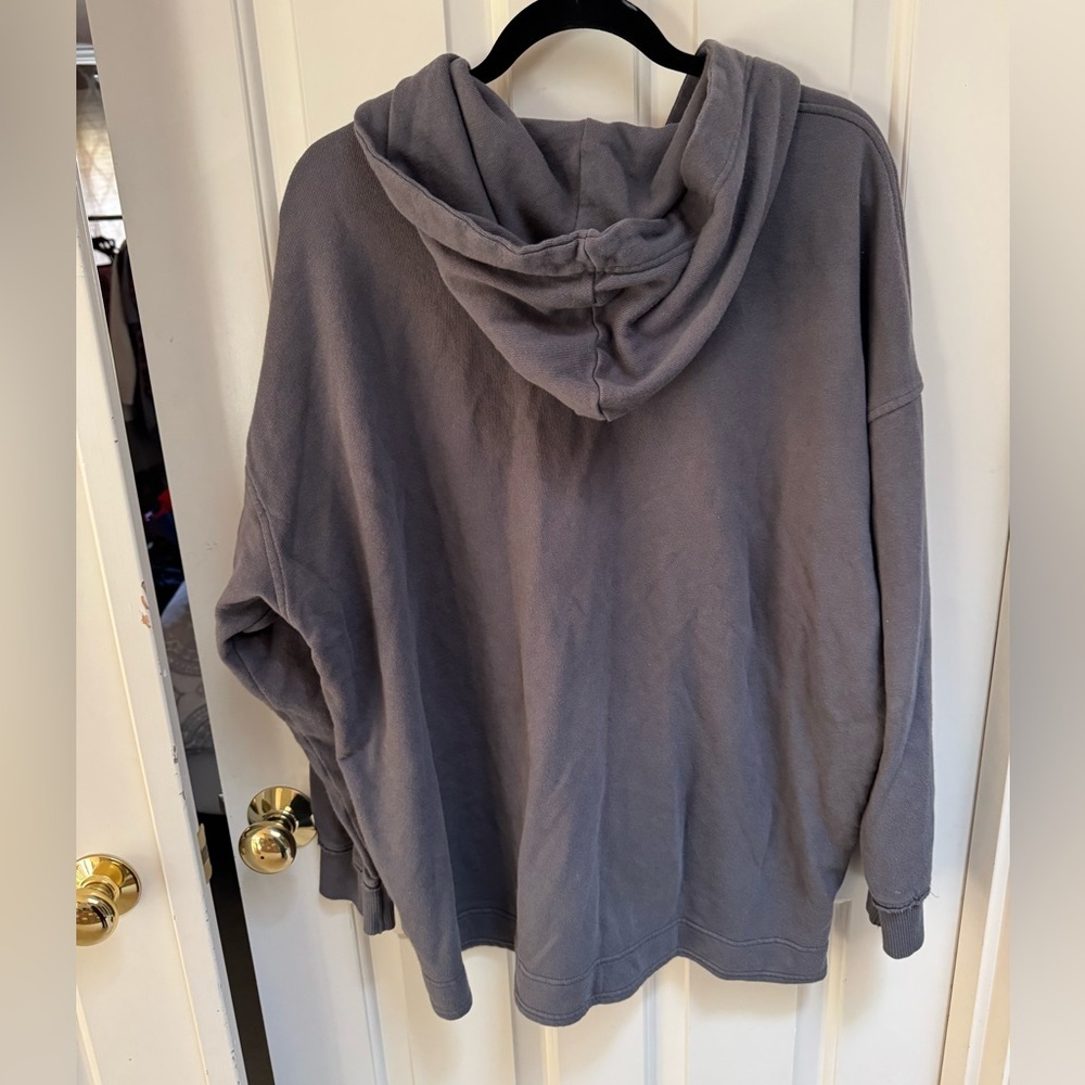 Aerie Hoodie With Buttons and Side Pockets - Picture 6 of 6